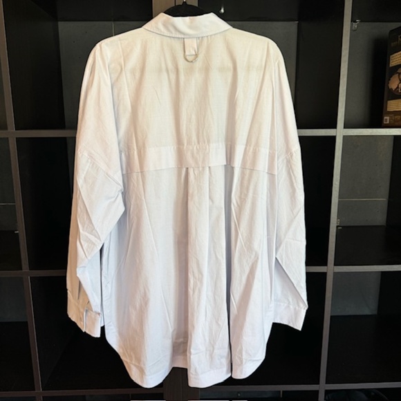 Tibi — Classic Shirting Oversized Gabe Shirt — Size XL - Picture 5 of 6